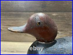 Antique Vintage Wood Duck Decoy MASON Redhead Drake