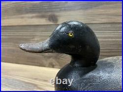 Antique Vintage Wood Duck Decoy MASON Scaup Blue Bill Drake
