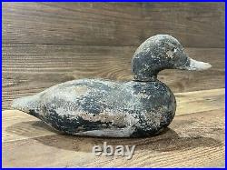 Antique Vintage Wood Duck Decoy MASON Scaup Blue Bill Drake Challenge