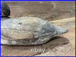 Antique Vintage Wood Duck Decoy MASON Scaup Blue Bill Hen Standard