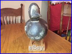 Antique Vtg Mason Bluebill Scaup Ringbill Drake Wood Duck Decoy Original Paint