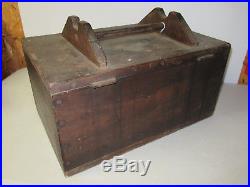 Antique Walnut duck hunting walnut gunning box live decoy box
