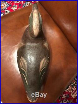 Antique Widgeon Duck Decoy from Nantucket, Hunting, Waterfowl, New England