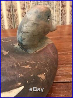Antique Wildfowler Decoy Company Widgeon Duck Early Example of Wildfowler