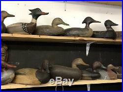 Antique Wood Decoy LIFETIME COLLECTION 125 Ducks Maryland New Jersey Mass Maine