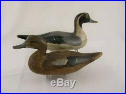 Antique Wood Duck Decoy Madision Mitchell Pintail Pair Maryland Goose Shorebird