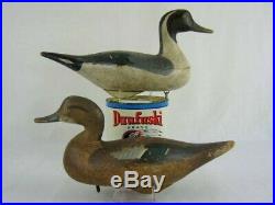 Antique Wood Duck Decoys Mitchell Pintail Pair Maryland Estate Goose