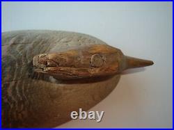 Antique Wooden Hand-carved Duck Decoy-american Merganser Hen