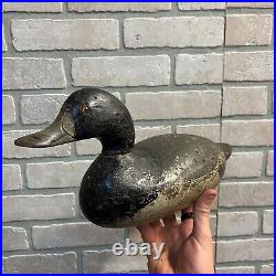 Antique Wooden Mason Challenger Bluebill Bird Duck Decoy Hunting Decor