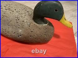 Antique cork duck decoy. Old estate beautiful large decoy Over 17 Inches Long