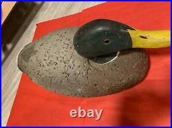 Antique cork duck decoy. Old estate beautiful large decoy Over 17 Inches Long