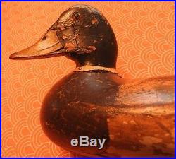 Antique duck decoy signed Raymond Lea