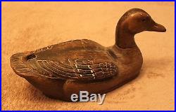 Antique hunting duck decoy Herters model perfect mallard hen MN folk art