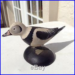 Antique miniature old squaw duck decoy by elmer crowell