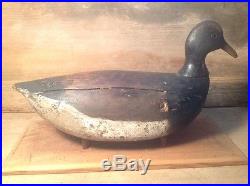 Antique vintage old wooden working NC/Long Island Sam Smith brant decoy