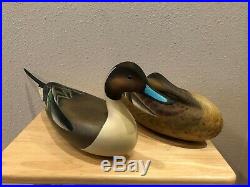 Awesome Pair of Pintail duck decoys by Jode Hillman