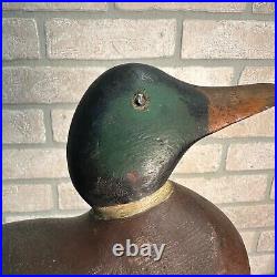 BEAUTIFUL Early Mason Mallard Drake All Original Paint Duck Decoy Wooden