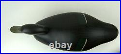 BLACK DUCK decoy by BUTCH PARKER- in style of BOB McGAW Mint condition