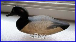 B I N! SIGNED 1948 Madison Mitchell Scaup Bluebill Drake Decoy Duck Goose