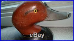 B I N! SIGNED 1952 Madison Mitchell Redhead Drake Decoy Maryland Duck Goose