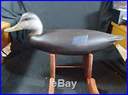 Barnegat Bay Black Duck Decoy by Hurley Conklin Manahawkin, New Jersey