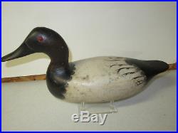 Bert Graves Peoria Original Paint Illinois River Canvasback drake Duck Decoy