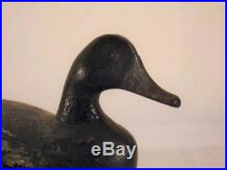 Bluebill Duck Decoy New Jersey Original Antique Wooden Goose Shorebird