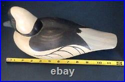 Bufflehead Drake Duck. Stamped, Signed