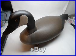 Butch Parker wood carved and painted Goose decoy. Near mint condition