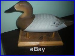 CANVASBACK DECOY PAIR by CHARLIE JOINER CHESTERTOWN MARYLAND S&D 2001