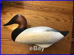 Canvasback Decoy By Madison Mitchell Havre de Grace, Md. S/D 1957