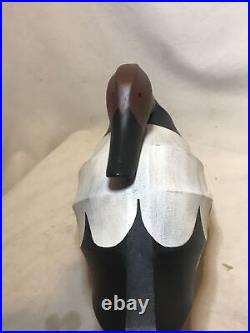 Canvasback duck decoy canvas covered vintage unknown