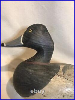 Captain Bob Jobes ringneck duck decoy bluebill scaup vintage