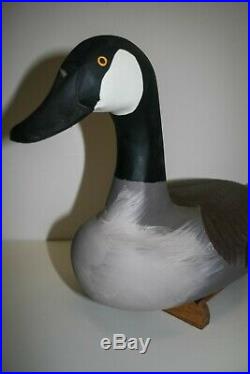 Captain Harry Jobes Canada Goose Decoy, Signed & Dated 2005