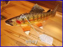 Carl Christensen Golden Trout Large Fish Decoy (1 decoy) fishing hunting