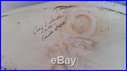 Carved Painted Wood Canada Goose Decoy Lifesize Signed Craig Sandler 12/86