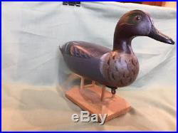 Charles Moore Green Wing Teal Duck Decoys Matched Pair