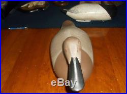Charlie Bryon Upper Bay Cheasapeake Carver -gunner Pair Canvasback Decoys=s&d