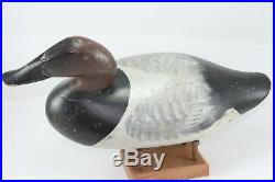 Charlie Joiner Canvasback Drake Decoy Signed and dated 1950 Chestertown, MD