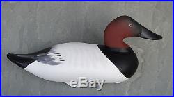 Charlie Joiner Canvasback Duck Decoy Signed Dated