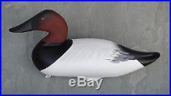 Charlie Joiner Canvasback Duck Decoy Signed Dated
