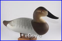 Charlie Joiner Canvasback Hen Decoy Mint signed Chestertown, MD