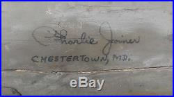 Charlie Joiner Goose Decoy Bob Coleman Chestertown, MD 24 Long Estate Find