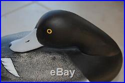 Charlie Joiner S & D Scaup Pair Duck Decoys Full Size Solid Body