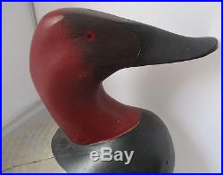 Chesapeake Bay Eastern Shore MD Carved Wood Duck Decoy Marked'gray