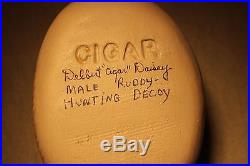 Cigar Daisey Ruddy Duck Drake Decoy, Chincoteague, VA