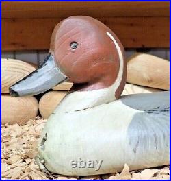 Contemporary Carved Working O/S Pintail Drake Decoy