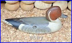 Contemporary Carved Working O/S Pintail Drake Decoy