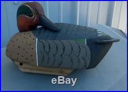 Cork duck decoys, teal decoy, hand carved decoys