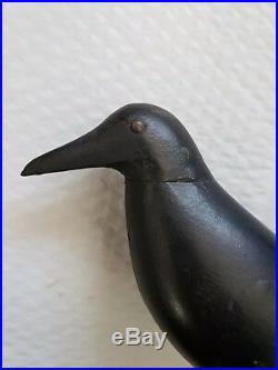 Crow Decoy by Charles Perdew, Henry, IL